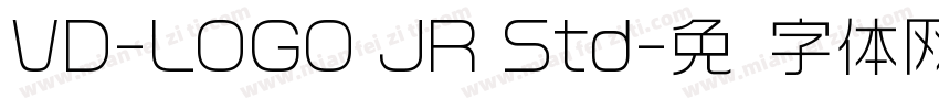 VD-LOGO JR Std字体转换